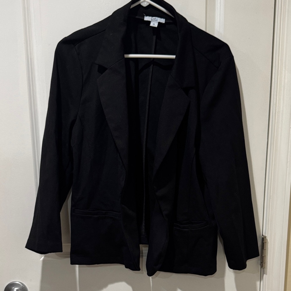 Croft & Barrow Elegant Black Blazer